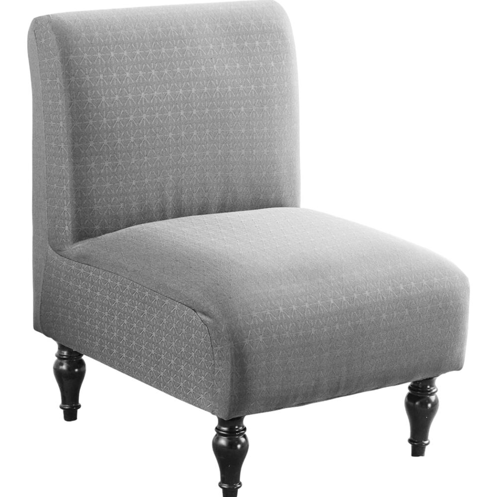 Thick Armless Accent Chairs Cover Stretchable Slipcover (Light Gray, 1pc)